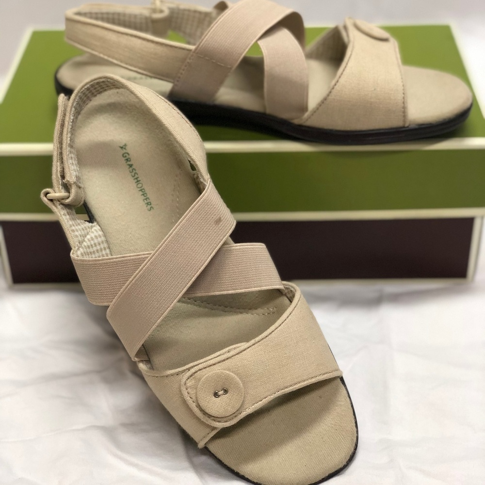 Grasshoppers Beige Sandals